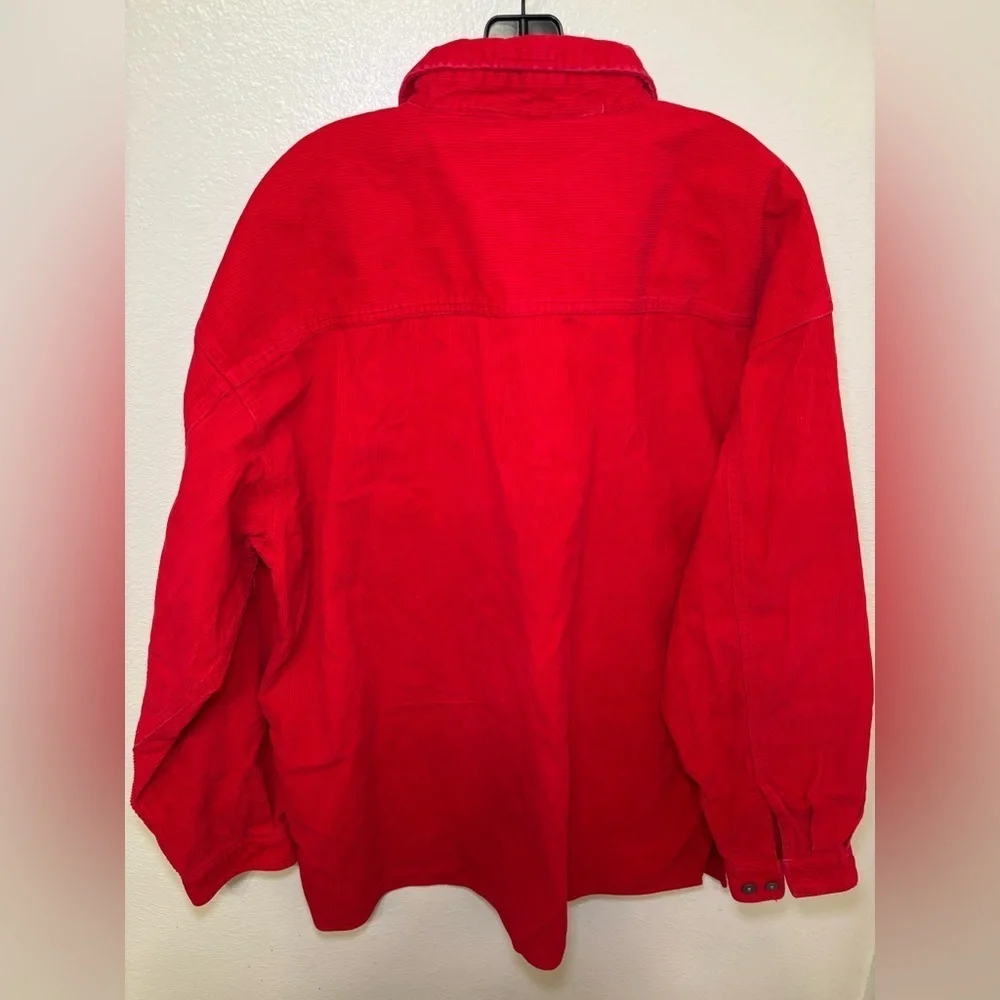 Vintage 90s Marlboro Unlimited Corduroy 1/4 Zip Pullover Shirt